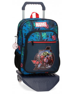 MOCHILA ADAP. 38CM. C/CARRO. MARVEL ON THE WARPATH